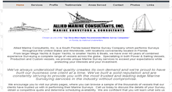 Desktop Screenshot of alliedmarinesurveyors.com